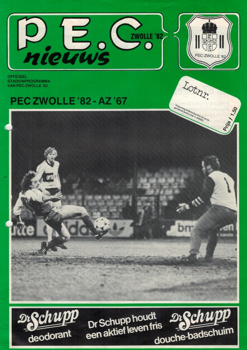 AZ Programma 8-apr-1985 PEC-Zwolle uit